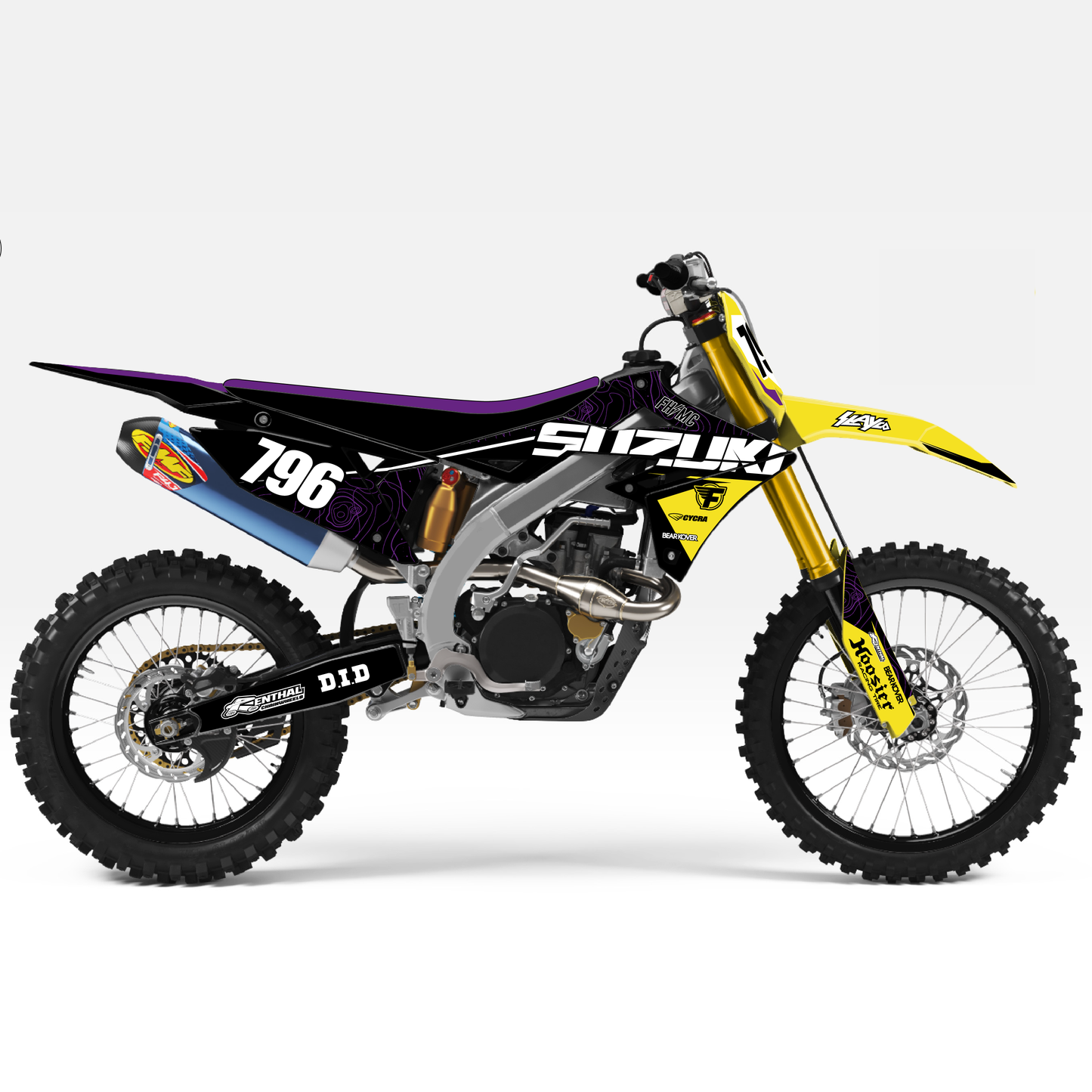 KIT DECO SUZUKI FREERIDE "YLW/BLK"